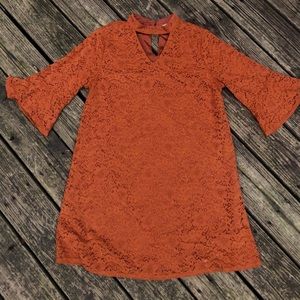 Altar’d Stare orange gogo dress